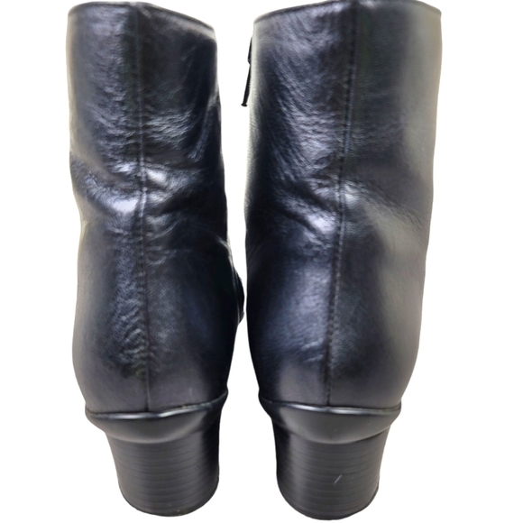 Sesto Meucci Italian Soft Leather Block Heel Ankle Boots‎ - Picture 4 of 12